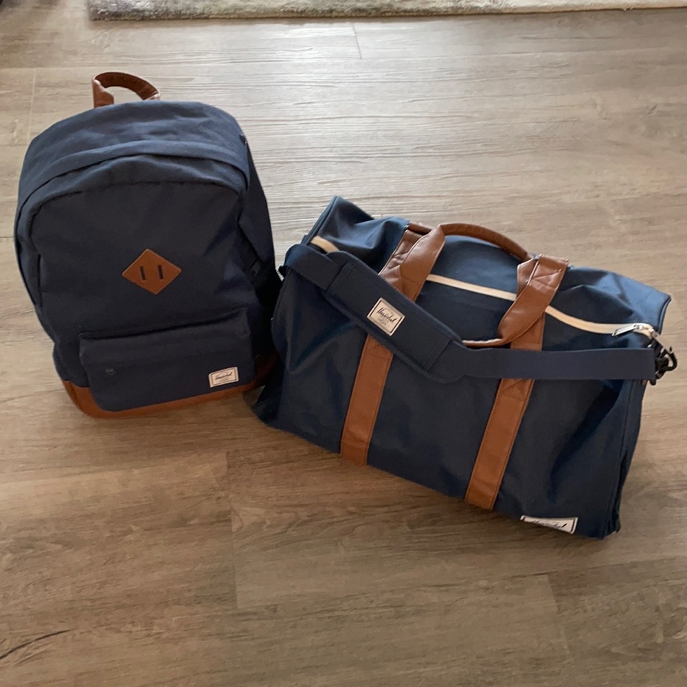 Hershel Travel Combo: Backpack and Duffle Bag